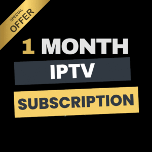1 Month Subscription IPTV (1 Device)