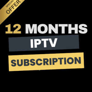 12 Month Subscription IPTV (2 Devices)